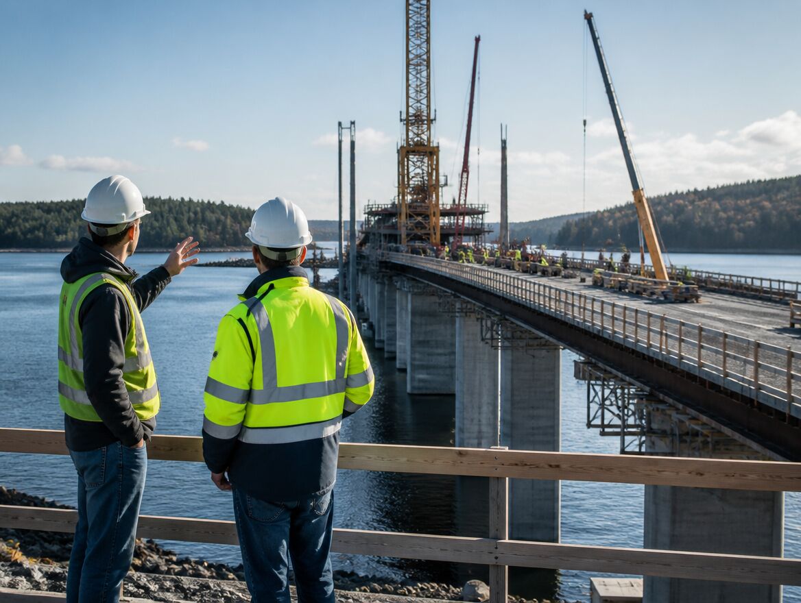 Puente en construcción